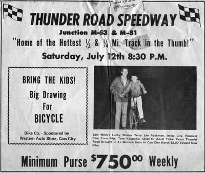 Thunder Road Speedway - From Brent Kostanko
